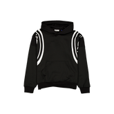 New Era Branded Mesh Combo Black Hoodie