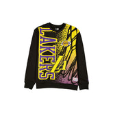 Los Angeles Lakers 2025 City Edition Black Crewneck