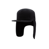 New Era Branded Black Polartec Dog Ear Retro Crown 59FIFTY Fitted Hat