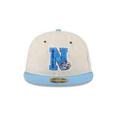 North Carolina Tar Heels College Vault Wool Letterman Retro Crown 59FIFTY Fitted Hat