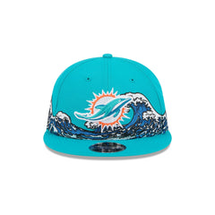 Miami Dolphins Tidal Flow Retro Crown 9FIFTY Adjustable Hat