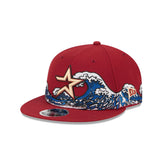 Houston Astros Tidal Flow Retro Crown 9FIFTY Adjustable Hat