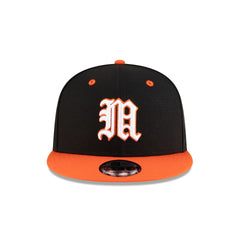 New Era x adidas Miami Hurricanes Black 9FIFTY Snapback Hat