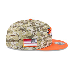 Denver Broncos 2025 Salute to Service Fan Gear 9FIFTY Snapback Hat