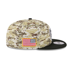 Las Vegas Raiders 2025 Salute to Service Fan Gear 9FIFTY Snapback Hat