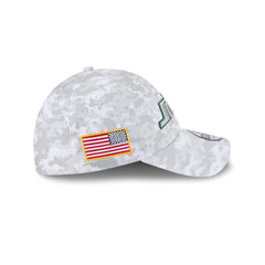 New York Jets 2025 Salute to Service Fan Gear 39THIRTY Stretch Fit Hat