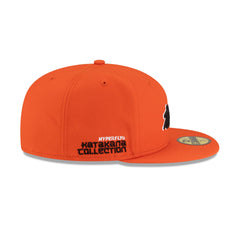 Hyperfly Katakana x Baltimore Orioles Orange 59FIFTY Fitted Hat