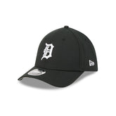 Detroit Tigers Black and White 39THIRTY M-Crown Stretch Fit Hat