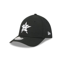 Houston Astros Black and White 39THIRTY M-Crown Stretch Fit Hat