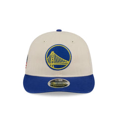 Golden State Warriors Three Looms Americana Herringbone Retro Crown 9FIFTY Adjustable Hat