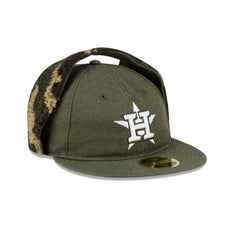 Houston Astros Three Looms Cotton Twill Camo Retro Crown Dog Ear 59FIFTY Fitted Hat