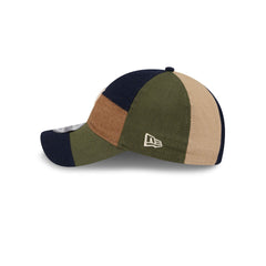 Detroit Tigers Three Looms Cotton Twill Patchwork 9TWENTY Adjustable Hat