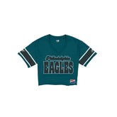 Philadelphia Eagles Throwback Women's Cropped T-Shirt