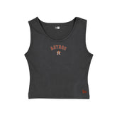Houston Astros Glam Game Women's Graphite Tank Top