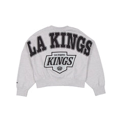 Los Angeles Kings Glam Game Women's Oversized Glittery Crewneck