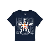 Houston Astros Leisure Women's Shrunken Cropped T-Shirt
