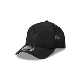 Miami Marlins 2026 Batting Practice Black 9FORTY APEX Trucker Hat