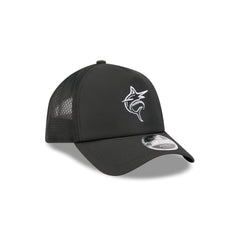 Miami Marlins 2026 Batting Practice Alt Marlin 9FORTY APEX Trucker Hat