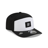 Miami Marlins 2026 Clubhouse Black & White Split Panel 9SEVENTY Stretch-Snap Hat