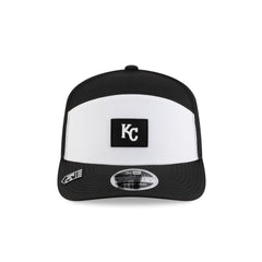 Kansas City Royals 2026 Clubhouse Black & White Split Panel 9SEVENTY Stretch-Snap Hat