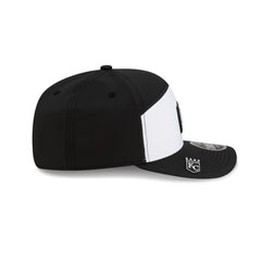 Kansas City Royals 2026 Clubhouse Black & White Split Panel 9SEVENTY Stretch-Snap Hat