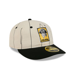 Pittsburgh Pirates Linen Pinstripe Retro Crown 59FIFTY Fitted Hat