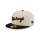 Pittsburgh Pirates Two Tone Stitch 59FIFTY Fitted Hat