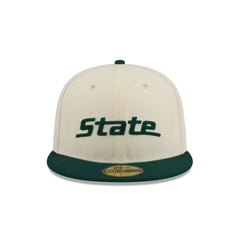 Michigan State Spartans Two Tone Stitch 59FIFTY Fitted Hat