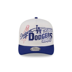 Los Angeles Dodgers Chrome White Classic 9FIFTY A-Frame Snapback Hat