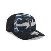 Philadelphia Phillies Black Camo Performance 9SEVENTY Stretch-Snap Hat