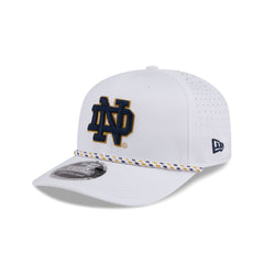 Notre Dame Fighting Irish Optic White Performance Rope 9SEVENTY Stretch-Snap Hat