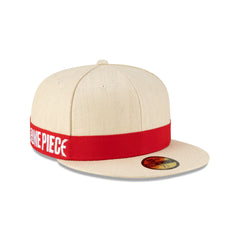 One Piece Straw Stitch 59FIFTY Fitted Hat
