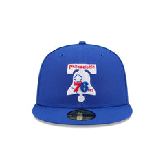 Philadelphia 76ers 1963-1976 Hardwood Classics Sidepatch 59FIFTY Fitted Hat