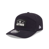 Houston Astros Property of Patch Split Panel 9SEVENTY Stretch-Snap Hat