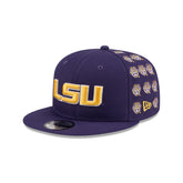 LSU Tigers Sticker Helmet 9FIFTY Snapback Hat