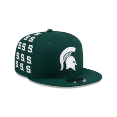 Michigan State Spartans Sticker Helmet 9FIFTY Snapback Hat