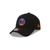 Malbon x New York Knicks Black 9FORTY A-Frame Snapback Hat