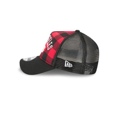 Los Angeles Lakers Evergreen Check 9FORTY A-Frame Trucker Hat