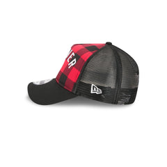 Denver Nuggets Evergreen Check 9FORTY A-Frame Trucker Hat