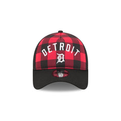 Detroit Tigers Evergreen Check 9FORTY A-Frame Trucker Hat