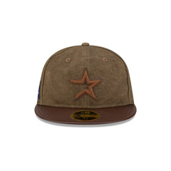 Houston Astros Utility Linen Retro Crown 59FIFTY Fitted Hat
