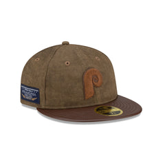 Philadelphia Phillies Utility Linen Retro Crown 59FIFTY Fitted Hat