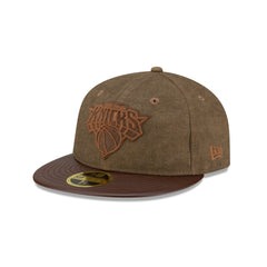 New York Knicks Utility Linen Retro Crown 59FIFTY Fitted Hat