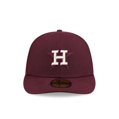 Houston Astros Maroon Pre-Curve 59FIFTY Fitted Hat