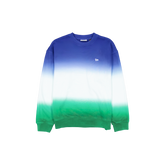 New Era Branded Kelly Green Dip Dye Crewneck