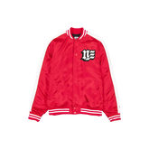 New Era Branded Front Door Red Souvenir Satin Jacket
