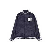 New Era Branded Navy Souvenir Satin Jacket
