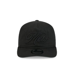 New York Mets All Black Scripted 19TWENTY Adjustable Hat