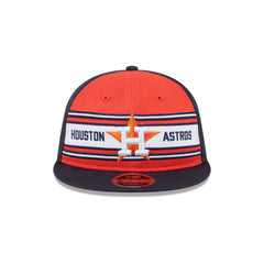 Houston Astros Team Stripes Retro Crown 9FIFTY Snapback Hat