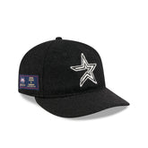 Houston Astros Navy Merino & Cashmere Moon Retro Crown 9FIFTY Adjustable Hat